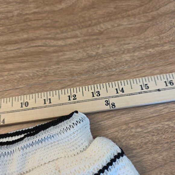 🔴 Heyson Women's Short Set White with Black Straps Half Sleeves Pockets Small - Picture 15 of 16